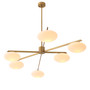Chandelier Evergreen L Antique Brass Finish