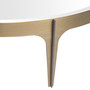Coffee Table Artemisa L Brushed Brass Finish