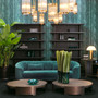 Pendant Rousseau L Antique Brass Finish