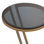 Side Table Falcone Vintage Brass Finish