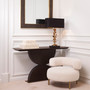 Console Table Spring Mocha Oak Veneer