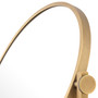 Mirror Briançon Travertine Antique Brass Finish