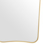 Mirror Vivienne L Brushed Brass Finish