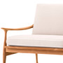 Outdoor Sofa Manzo Natural Teak/Flores Off-White
