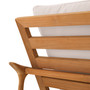 Outdoor Sofa Manzo Natural Teak/Flores Off-White