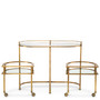 Trolley Lavalle Vintage Brass Finish