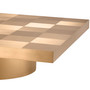 Coffee Table Laporte Brushed Brass Finish