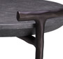 Side Table Arca Grey Marble/Bronze Finish