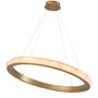 Chandelier Cabildo Antique Brass Finish/Alabaster