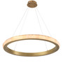 Chandelier Cabildo Antique Brass Finish/Alabaster