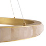 Chandelier Cabildo Antique Brass Finish/Alabaster