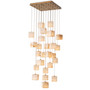 Chandelier Duboce Antique Brass Finish