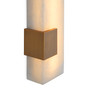 Wall Lamp Furore Antique Brass Finish/Alabaster