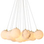 Chandelier Sphinx Antique Brass Finish/Alabaster