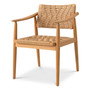 Outdoor Dining Chair Coral Bay Natural Teak Set of 2