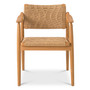 Outdoor Dining Chair Coral Bay Natural Teak Set of 2