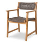 Outdoor Dining Chair Cancun Natural Teak Set of 2