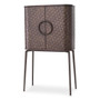 Wine Cabinet Nilsson Oak Veneer/Bronze Finish