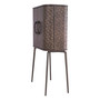 Wine Cabinet Nilsson Oak Veneer/Bronze Finish