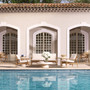 Outdoor Coffee Table Cleon Cream