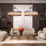 Ceiling Lamp Bernardi XL Bronze Finish