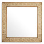 Mirror Mellot Square Vintage Brass Finish