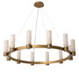 Chandelier Castro Antique Brass Finish