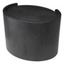 Bedside Table Rosemberg Charcoal Grey Oak Veneer