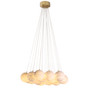 Chandelier Sphinx L Antique Brass Finish