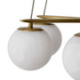 Chandelier Morro Antique Brass Finish