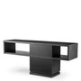 Console Table Mantua Charcoal Grey Oak Veneer
