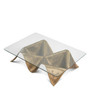 Coffee Table Angelico Vintage Brass Finish