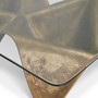 Coffee Table Angelico Vintage Brass Finish