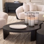 Coffee Table Ancona Charcoal Grey Oak Veneer