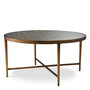 Coffee Table Sorrento Antique Brass Finish