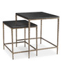 Side Table Ferndale Black Granite Set of 2