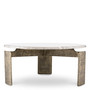 Coffee Table Bodega Antique Brass Finish