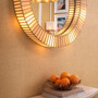 Mirror Monari Antique Brass Finish