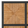 Headboard Aruba Classic Black Finish/Natural Seagrass