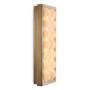 Wall Lamp Cabildo Antique Brass Finish/Alabaster