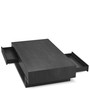 Coffee Table Rialto Charcoal Grey Oak Veneer