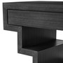 Console Table Rialto Charcoal Grey Oak Veneer