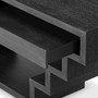 Console Table Rialto Charcoal Grey Oak Veneer