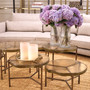 Coffee Table Baldovini Handmade Glass Set of 3