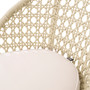 Outdoor Bar Stool Trinity Cream Weave/Flores Off-White