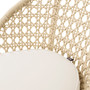 Outdoor Counter Stool Trinity Cream Weave/Flores Off-White