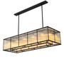Chandelier Bernardi Rectangular Bronze Highlight Finish