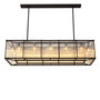 Chandelier Bernardi Rectangular Bronze Highlight Finish
