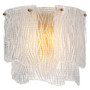 Wall Lamp Asinara Clear Textured Glass