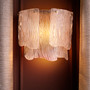 Wall Lamp Asinara Clear Textured Glass